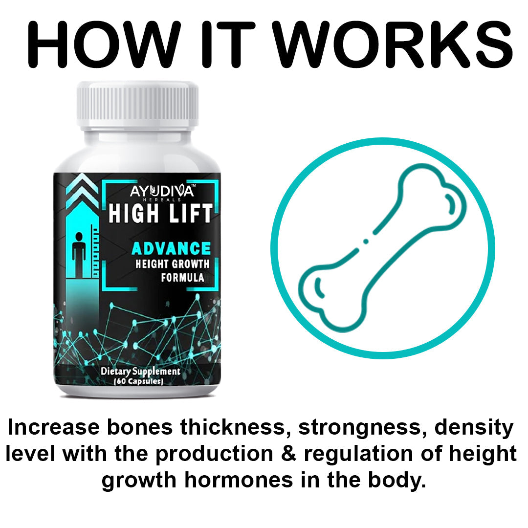 Formula 188 Cm Capsules 100% Guarrented Height Increase | Results in 30 Days