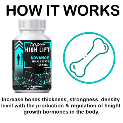 Formula 188 Cm Capsules 100% Guarrented Height Increase | Results in 30 Days