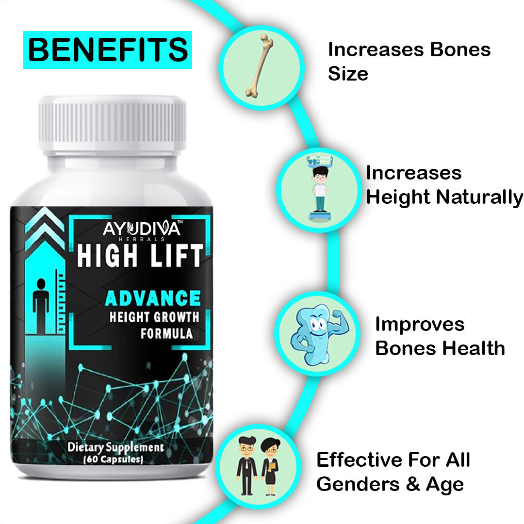 Formula 188 Cm Capsules 100% Guarrented Height Increase | Results in 30 Days