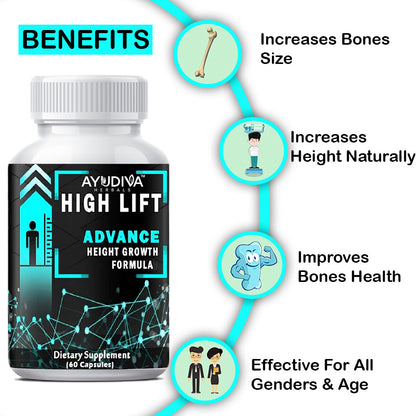 Formula 188 Cm Capsules 100% Guarrented Height Increase | Results in 30 Days