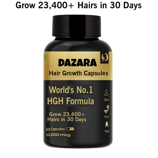 Worlds No. 1 Hair Growth HGH Formula Capsules | Grow 23,400 New Hairs in 30 Days 100% Guarrented